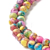 Assembled Natural & Dyed Magnesite Beads Strands G-L575-02L-A-3