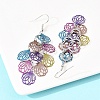 430 Stainless Steel Dangle Earrings EJEW-B157-01B-3