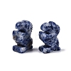 Natural Blue Spot Jasper Horse Figurine DJEW-N005-01I-1
