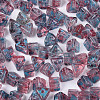 Picasso Transparent Glass Beads SEED-Q039-02J-3