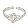 304 Stainless Steel Adjustable Open Rings RJEW-S237-03P-2