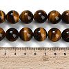Natural Tiger Eye Beads Strands G-C293-A01-14mm-5