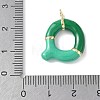 Brass Enamel Pendants KK-E093-03G-Q-02-3