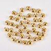 Brass Crimp Beads Covers KK-G311-08G-1
