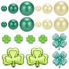 122Pcs 9 Styles ABS Imitation Pearl Beads & PP Plastic Beads & Opaque Acrylic Beads & Transparent Resin Cabochons KY-SP0001-79-7
