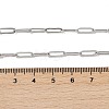 Non-Tarnish Unisex 304 Stainless Steel Paperclip Chain Necklaces X-NJEW-H215-04P-2