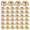 60Pcs Brass Crimp Beads KK-HY0004-19-1