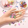 150Pcs 15 Styles Handmade Lampwork Beads Sets LAMP-YW0001-26-4
