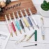 10Pcs 10 Colors Creative Empty Tube Ballpoint Pens AJEW-GF0014-31A-4