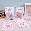 100Pcs Bowknot Thank You Printed Eco-Friendly Reusable Bags ABAG-SP0001-61A-A-4