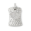 Brass Micro Pave Cubic Zirconia Pendants KK-P290-01P-01-1