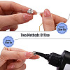 100Pcs 5 Styles Flat Round Sew on Rhinestone KK-TA0008-97-5