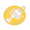 Father's Day Alloy Enamel Pendants FIND-E054-05A-2