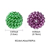 40Pcs 8 Colors Imitation Pearl Acrylic Beads OACR-FS0001-48-4
