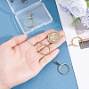 4Pcs 2 Styles 304 Stainless Steel Finger Ring Components DIY-BBC0003-13-3