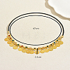 Middle Eastern Metal Rhinestone with Coin Pendant Tassel Headpiece for Women TK3586-2