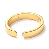 Moon & Sun Golden Enamel Cuff Rings for Women KK-G404-05-3