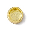 Real 18K Gold Plated Brass Enamel Beads KK-A170-01G-04-2