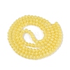 Acrylic Imitation Cat Eye Beads Strands OACR-Q197-01A-17-2