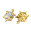 304 Stainless Steel Enamel Big Pendants STAS-L299-24G-03-2