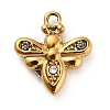 304 Stainless Steel Crystal Rhinestone Pendants STAS-P385-05A-D-1