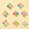 5 Style Transparent Acrylic Enamel Beads MACR-FS0001-23-3