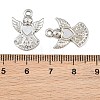 304 Stainless Steel Pendant Cabochon Settings SA-CBA1839-08P-3