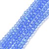 Electroplate Glass Beads Strands EGLA-A034-T10mm-L04-1