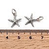Ocean 925 Sterling Silver Starfish Charms STER-K188-12AS-3