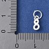 925 Sterling Silver Figure Charms STER-M093-05S-08-3