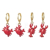 2 Pairs Zinc Alloy Leverback Earrings EJEW-JE06911-2