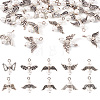 20Pcs 20 Style Glass Pearl Pendants PALLOY-TAC0142-1