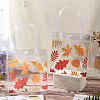 Rectangle Transparent Printed PVC Plastic Gift Tote Bags ABAG-TADJ0002-002C-5