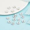Brass Grade A Rhinestone Spacer Beads RB-A004-4-2