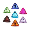 Glass Pointed Back Rhinestone Cabochons RGLA-A016-16x4mm-M-1