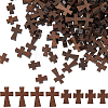 160Pcs 2 Styles Natural Wooden Beads WOOD-HS0001-03-1
