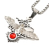 201 Stainless Steel Pendant Necklaces NJEW-H030-06P-1