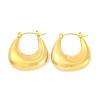 Teardrop Ion Plating(IP) 304 Stainless Steel Hoop Earring EJEW-H013-09G-1