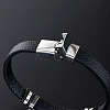 201 Stainless Steel Constellation Beaded Bracelet ZODI-PW0001-044I-2