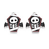 Halloween Theme Alloy and Enamel Pendants X-ENAM-T021-31D-01P-1