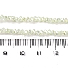 Baking Electroplate Glass Beads Strands DGLA-A039-J2MM-B17-4