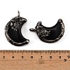 Natural Obsidian Pendants G-H359-05AS-02-2