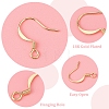 100Pcs Brass Earring Hooks KK-CN0001-79-3