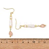 304 Stainless Steel with Natural Mixed Pearl Beads Strands Dangle Earrings EJEW-JE07417-5
