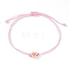 Adjustable Glass Seed Bead Link Bracelets DH6590-11-1