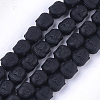 Spray Painted Non-magnetic Synthetic Hematite Beads Strands G-T116-28-17-1