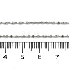 Tarnish Resistant 304 Stainless Steel Chains CHS-L001-170-0.5mm-2