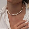 Natural Pearl Beaded Necklaces for Women BT0155-1-4