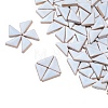 Triangle Porcelain Cabochons PW-WGD1E7C-28-1