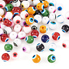  240Pcs 12 Colors Baking Painted Glass Beads DGLA-TA0001-01-3